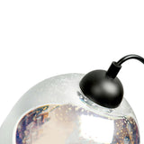 Moravian Glass Oval Pendant Light - Copper