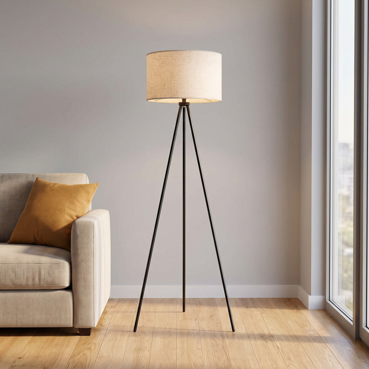 Reynaldo Tripod Floor Lamp