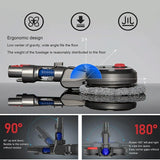 Electric Vacuum Cleaner with Integrated Mopping Head and Water Tank - Includes 6 Rag Pieces - For Dyson V7 V8 V10 V11