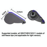 Soft Velvet Suction Head Side Cover for Dyson Vacuum Cleaners