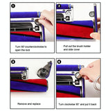 Soft Velvet Suction Head Side Cover for Dyson Vacuum Cleaners