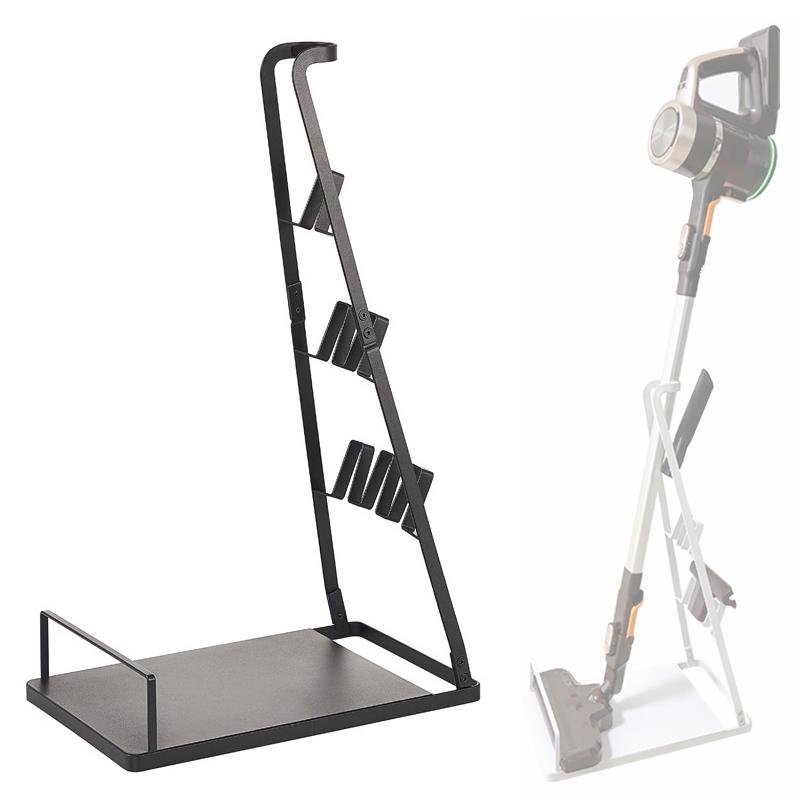 Universal Non-punch Vacuum Cleaner Floor Storage Bracket for Dyson - Black