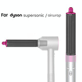 Enhanced Long Curling Nozzle for Dyson Airwrap Hair Dryer - Rose Red