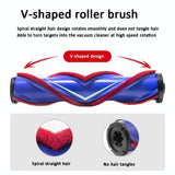 V-shaped Anti-tangle Floor Brush for Vacuum Cleaners - For Dyson G5 Series