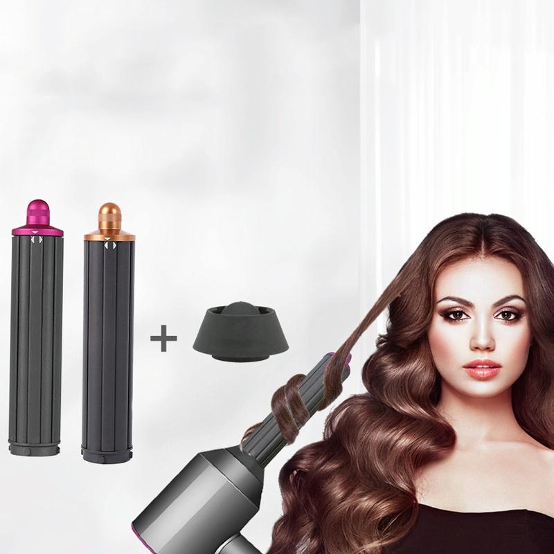 Enhanced Curling Nozzle for Dyson Airwrap Hair Dryer - Rose Red