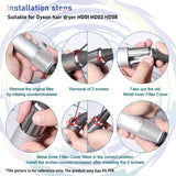 Metal Inner Filter & Screwdriver Set For Dyson Hd03 / 08 / 15 Hair Dryer