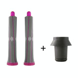 Long Barrel Pair & Adapter for Dyson Hair Dryer - Curling Iron Accessory