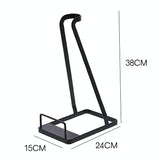 Non-punch Storage Bracket for Dyson Vacuum - Universal Floor Mount Black