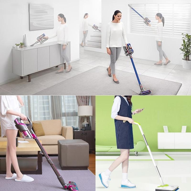 5-in-1 Round Brush Set for Dyson Vacuum Cleaner - Includes Stiff Brush Bed Brush and Connector