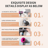 Dyson Hair Dryer Straight Nozzle Attachment with Styling Plate Clamp
