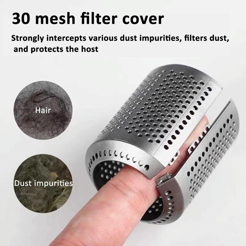Open Design Outer Filter Cover For Hd01 / Hd03 / Hd08 / Hd15 Hair Dryer - Silver