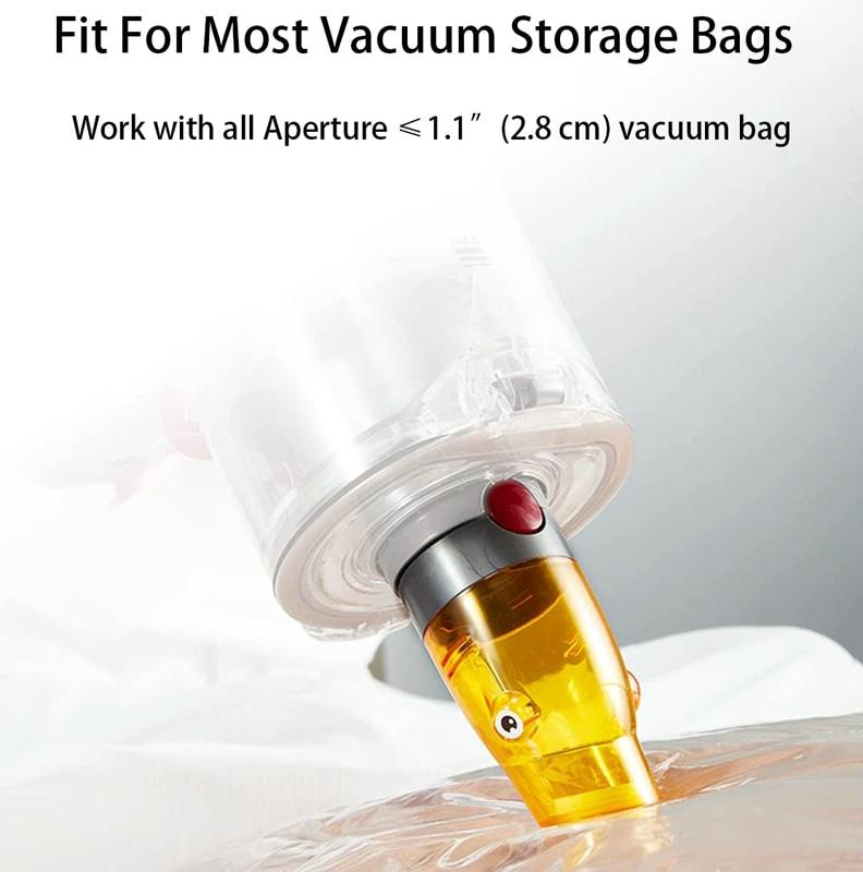 Universal Vacuum Suction Tip Adapter for Dyson Vacs - Yellow