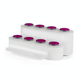 8-attachment Dyson Airwrap Storage Rack in Rose Red