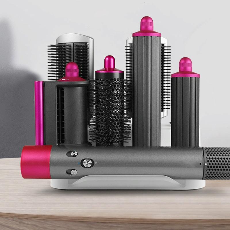 8-attachment Dyson Airwrap Storage Rack in Rose Red