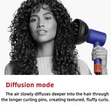 2 In 1 Diffuser For Dyson Hd01 Hd16 Hair Dryers Wave+Curl Attachment Gray