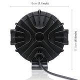 2 Pcs 3500Lm 6500K White Light 17 Led Waterproof Car Boat Marine Work Lights Spotlight Led Bulbs 30 Degrees Adjustable Dc 10 - 30V - Black