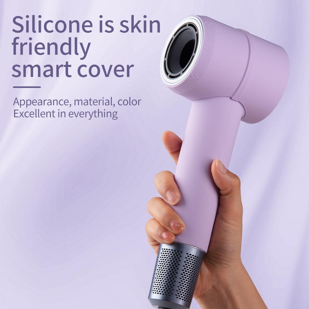 Dyson Hairdryer Silicone Case - Protect your Hair Tool - Silver Grey