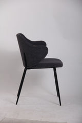 Set of 4 Dining Chairs in Graphite