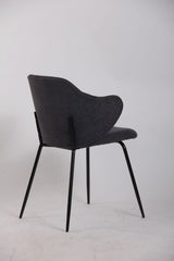 Set of 4 Dining Chairs in Graphite