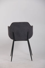 Set of 4 Dining Chairs in Graphite