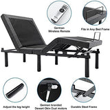 S*MAX Queen Adjustable Zero Gravity Bed Frame with Dual Motors Wireless Remote & USB Ports