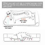 XXL Size PawfectFriend Orthopedic Dog Bed 3-Side Comfort Bolster Padded Calming Mattress Bed with Removable Cover