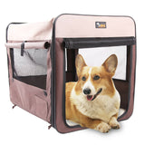 Pet Carrier Bag Soft Dog Crate Cage Kennel Tent House Foldable Portable Car Bed Navy Blue 82*58*58CM