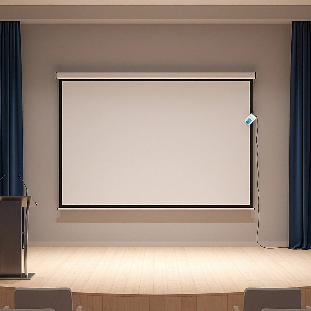 150" Electric Motorised Projector Screen TV +Remote