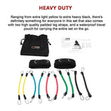 13PC Resistance Bands Set – Fitness Exercise Tubes with Handles & Leg Bands