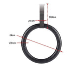 Gymnastic Rings – Adjustable Exercise Training Rings for Home & CrossFit Workouts