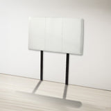PU Leather Single Bed Headboard Bedhead - White