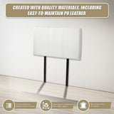 PU Leather Single Bed Headboard Bedhead - White
