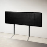 PU Leather King Bed Headboard Bedhead - Black