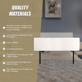 PU Leather King Bed Headboard Bedhead - White