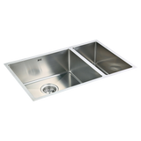 715x440mm Handmade Stainless Steel Undermount / Topmount Kitchen Sink with Waste