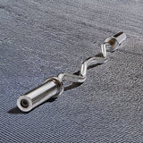 120cm Chrome Olympic EZ Curl Bar – Weightlifting Barbell for Home Gym Training