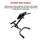 45 Degree Hyperextension Bench for Abdominal and Lower Back Strength Training Exercise