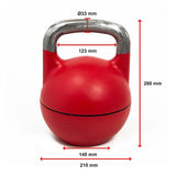 Adjustable 32KG Kettlebell Weight Set Home Gym