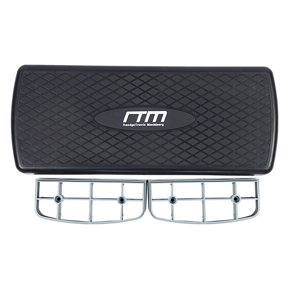 Aerobic Exercise 2-Block Bench Step – Adjustable Fitness Workout Stepper