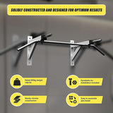 Wall Mounted Chin Up Pull Up Bar – Heavy Duty Home Gym Strength Training