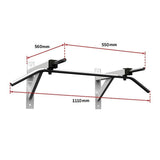 Wall Mounted Chin Up Pull Up Bar – Heavy Duty Home Gym Strength Training