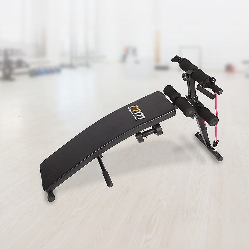 Foldable Incline Sit Up Bench for Home Gym Ab Workout Training
