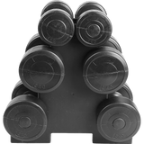 12kg Dumbbell Weights Set with Rack for Home Gym Training