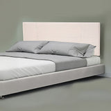 Linen Fabric Queen Bed Headboard Bedhead - Beige