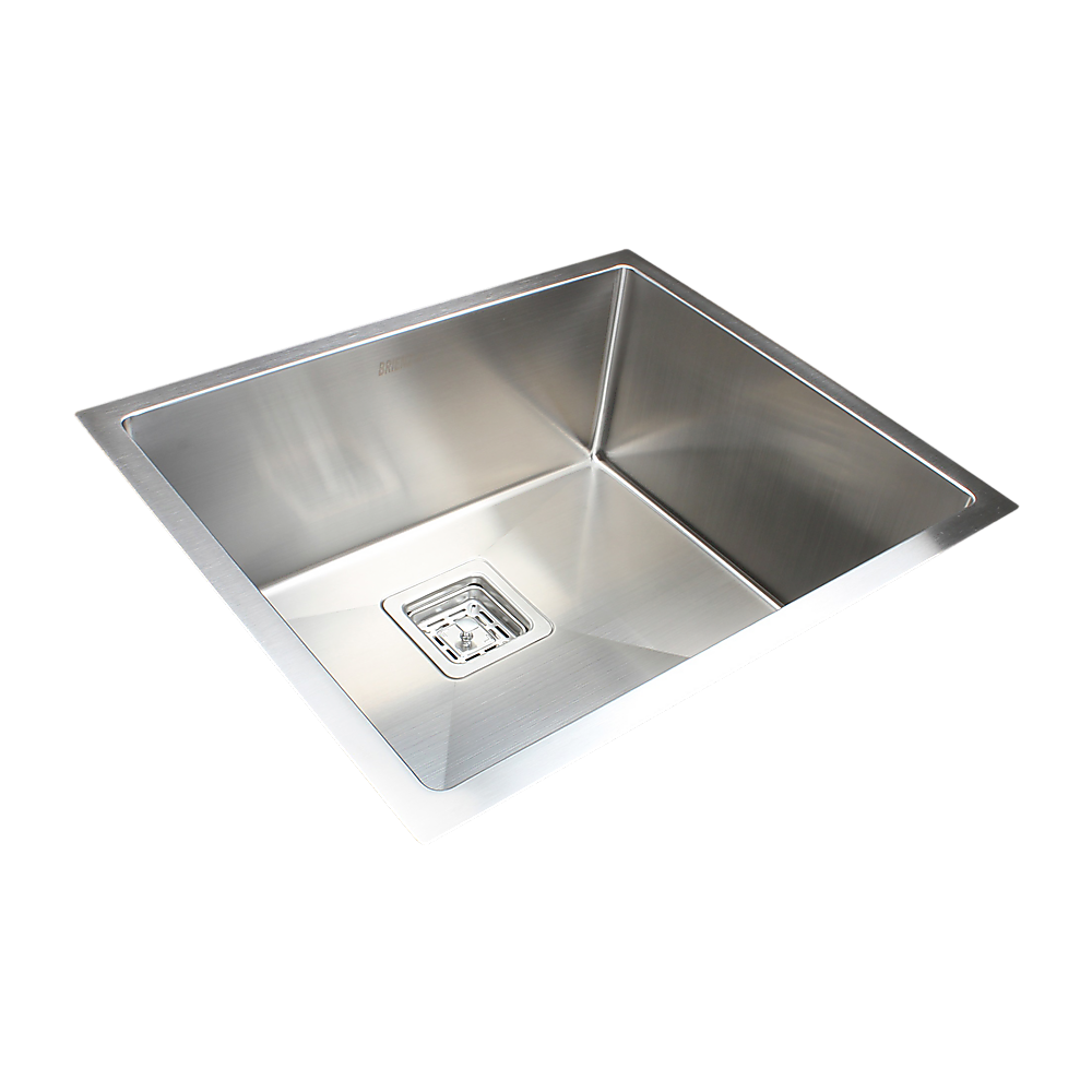 550x455mm Handmade 1.5mm Stainless Steel Kitchen Sink with Waste and Grid