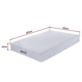 Contour Encased Coil Queen Mattress – Hybrid Support with CertiPUR-US® Certified Foam Comfort Layers