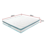 King 20cm Hybrid Mattress – Memory Foam and Innerspring Support