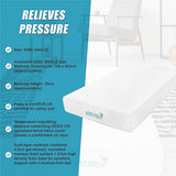 King Single 25cm Gel Memory Foam Mattress – Dual-Layered Comfort with CertiPUR-US® Certified Foam