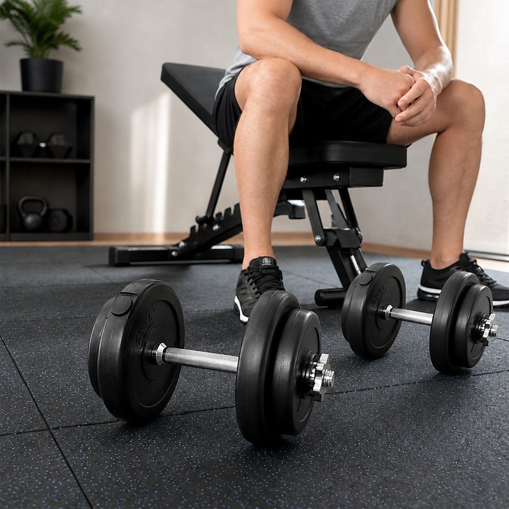 20KG Dumbbell Adjustable Weight Set
