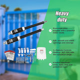 1000KG 20W Solar Double Swing Auto Motor Remote Gate Opener